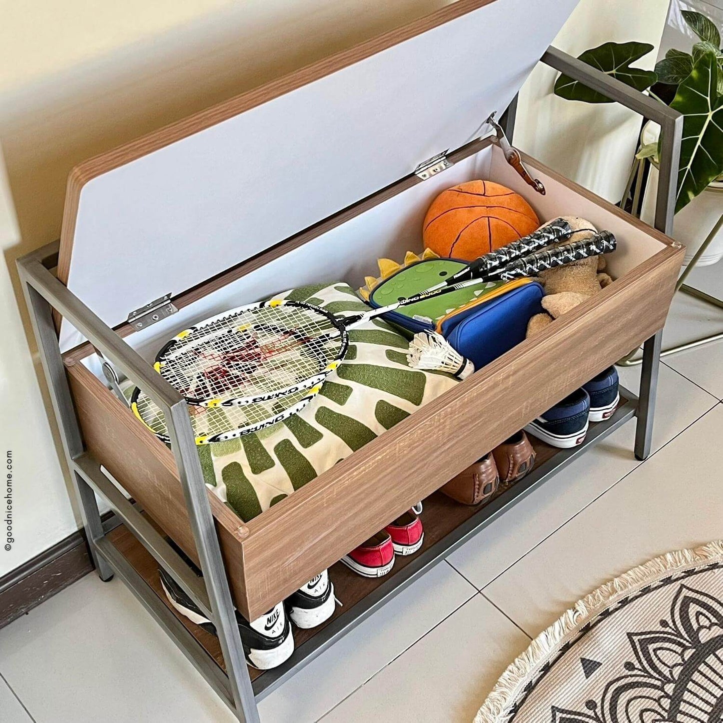 Alexander Shoe Storage Bench
