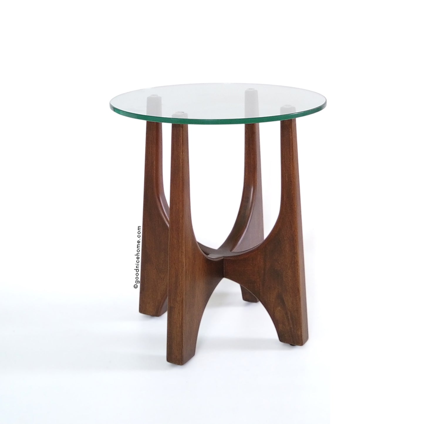 Madison Glass-Top Side Table