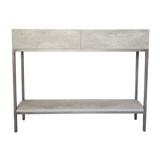 Modern Industrial Console Table