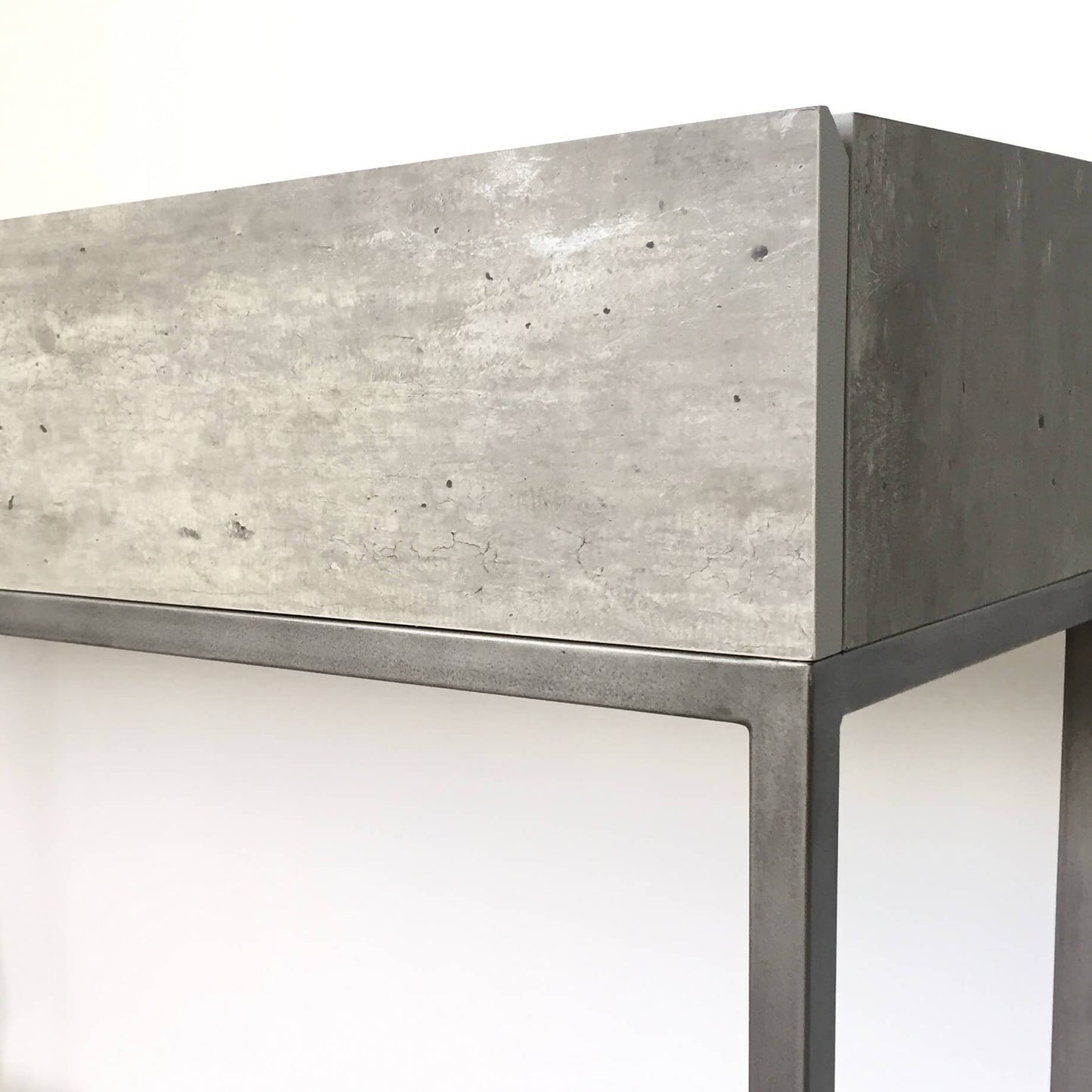 Modern Industrial Console Table