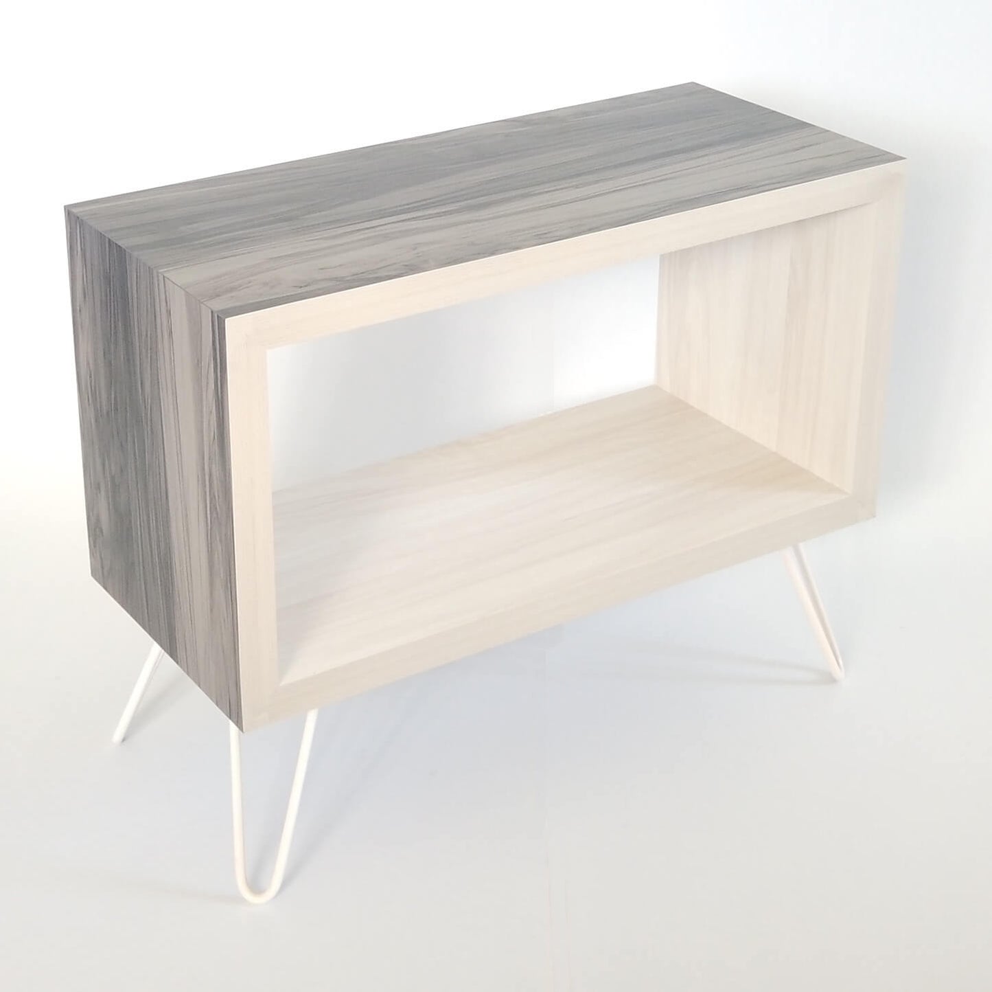 Retro Storage Cube Side Table - Long