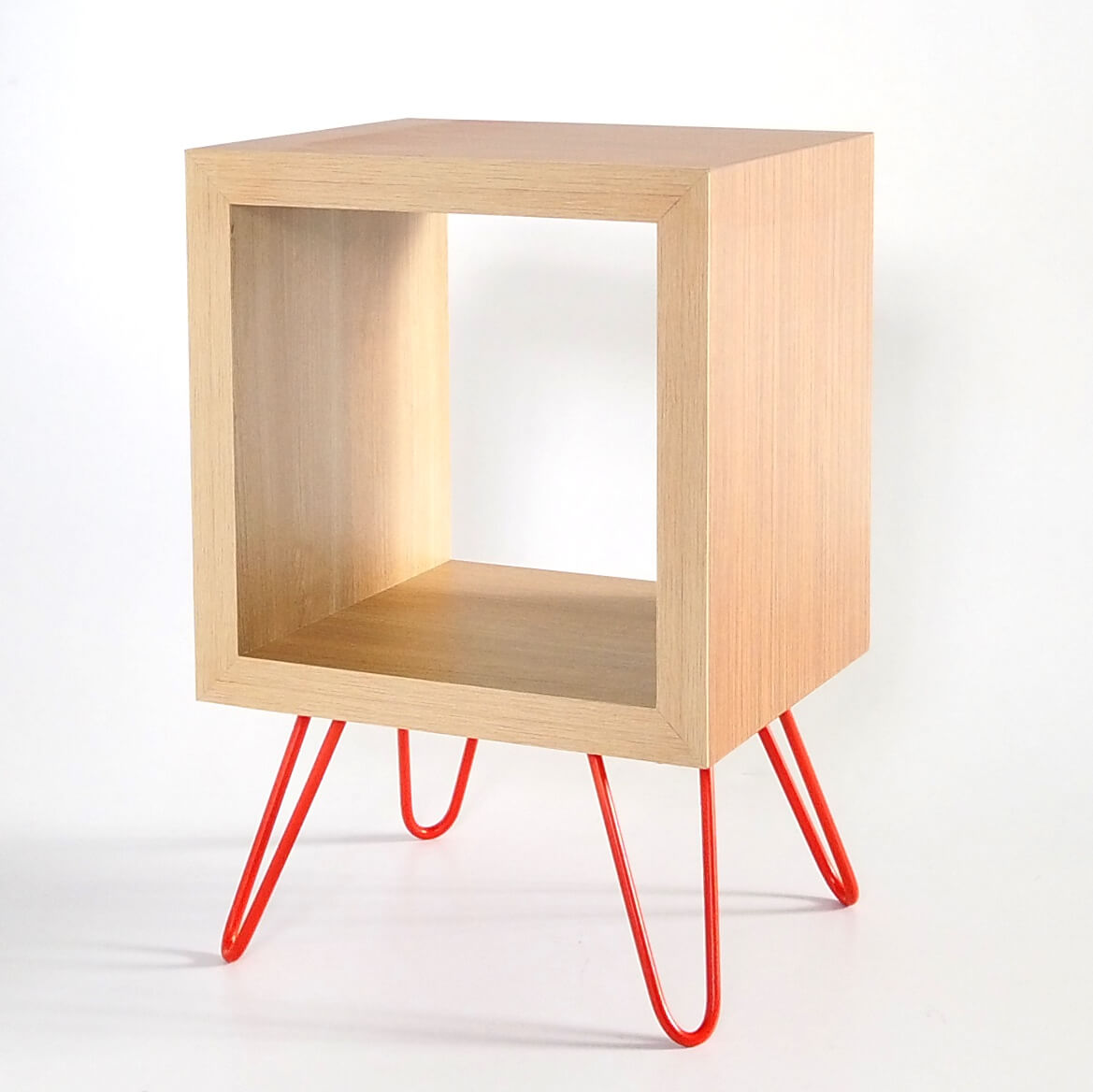 Retro Storage Cube Side Table - Short