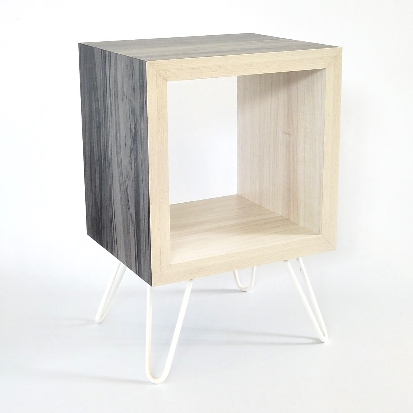Retro Storage Cube Side Table - Short