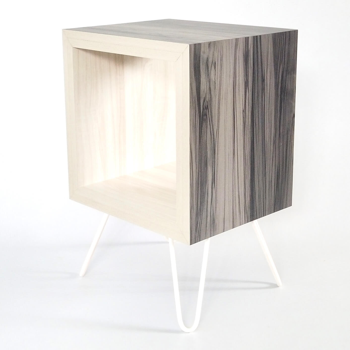 Retro Storage Cube Side Table - Short