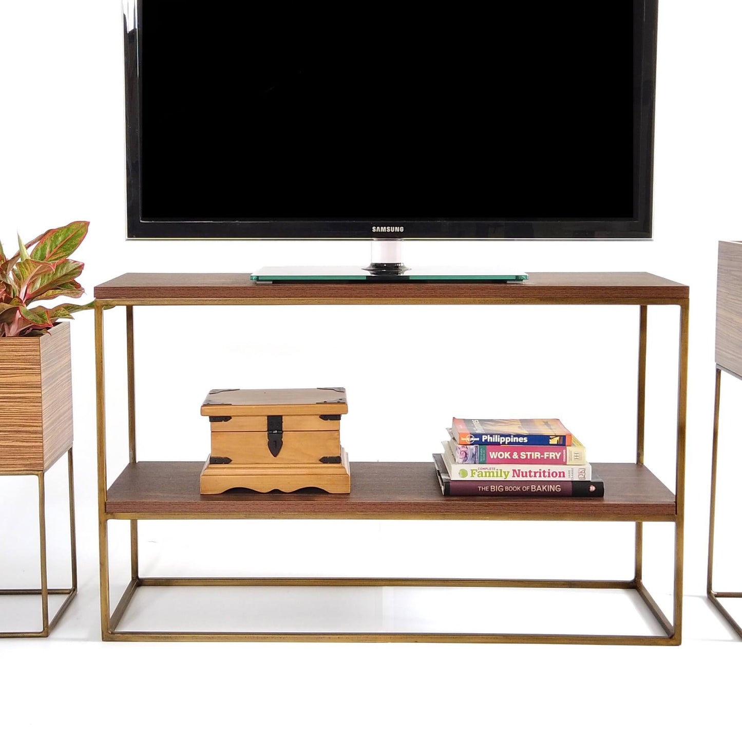 Skinny Modern Bookshelf - Long