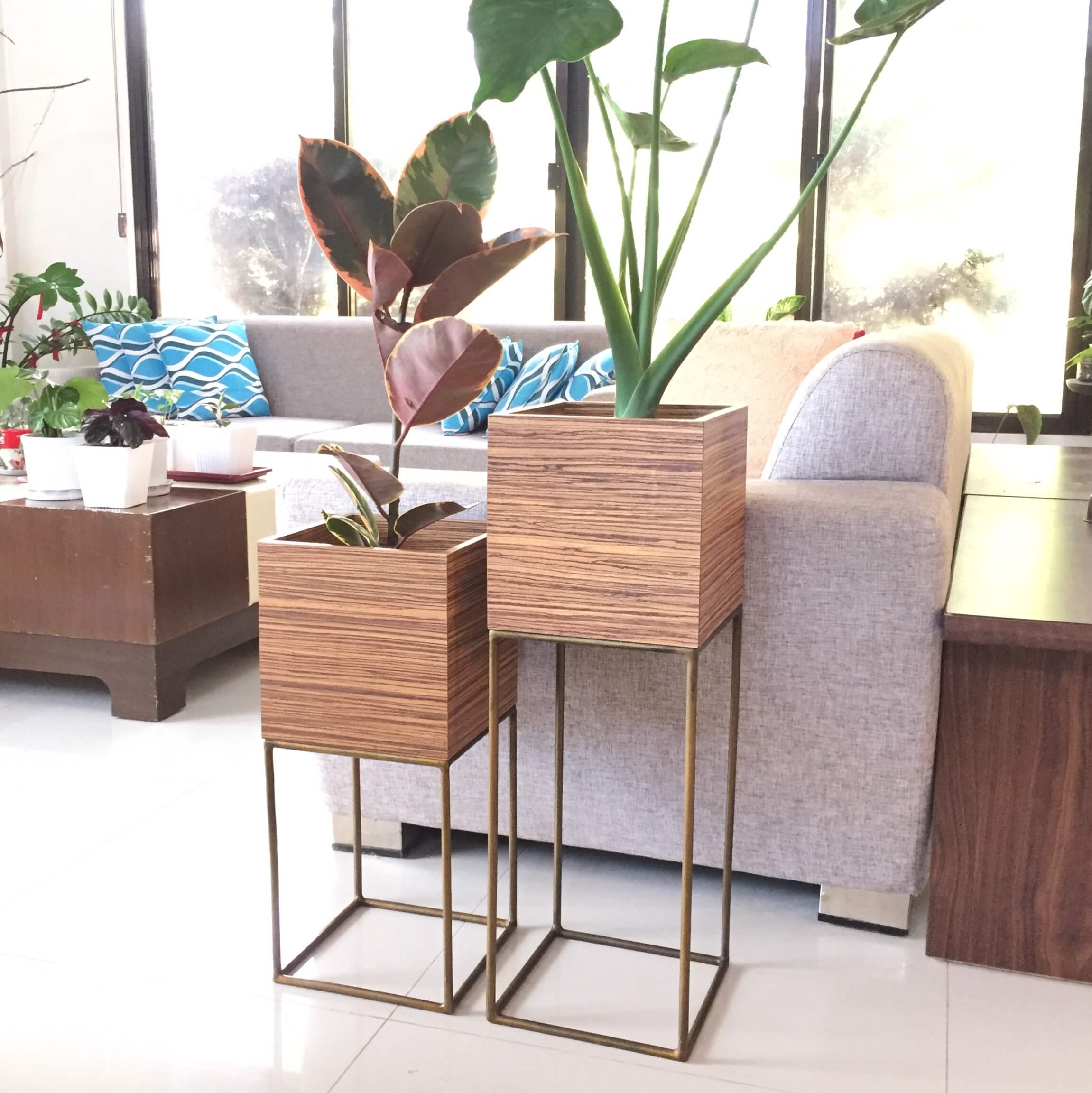 indoor plant box design Square Nook Plant Box