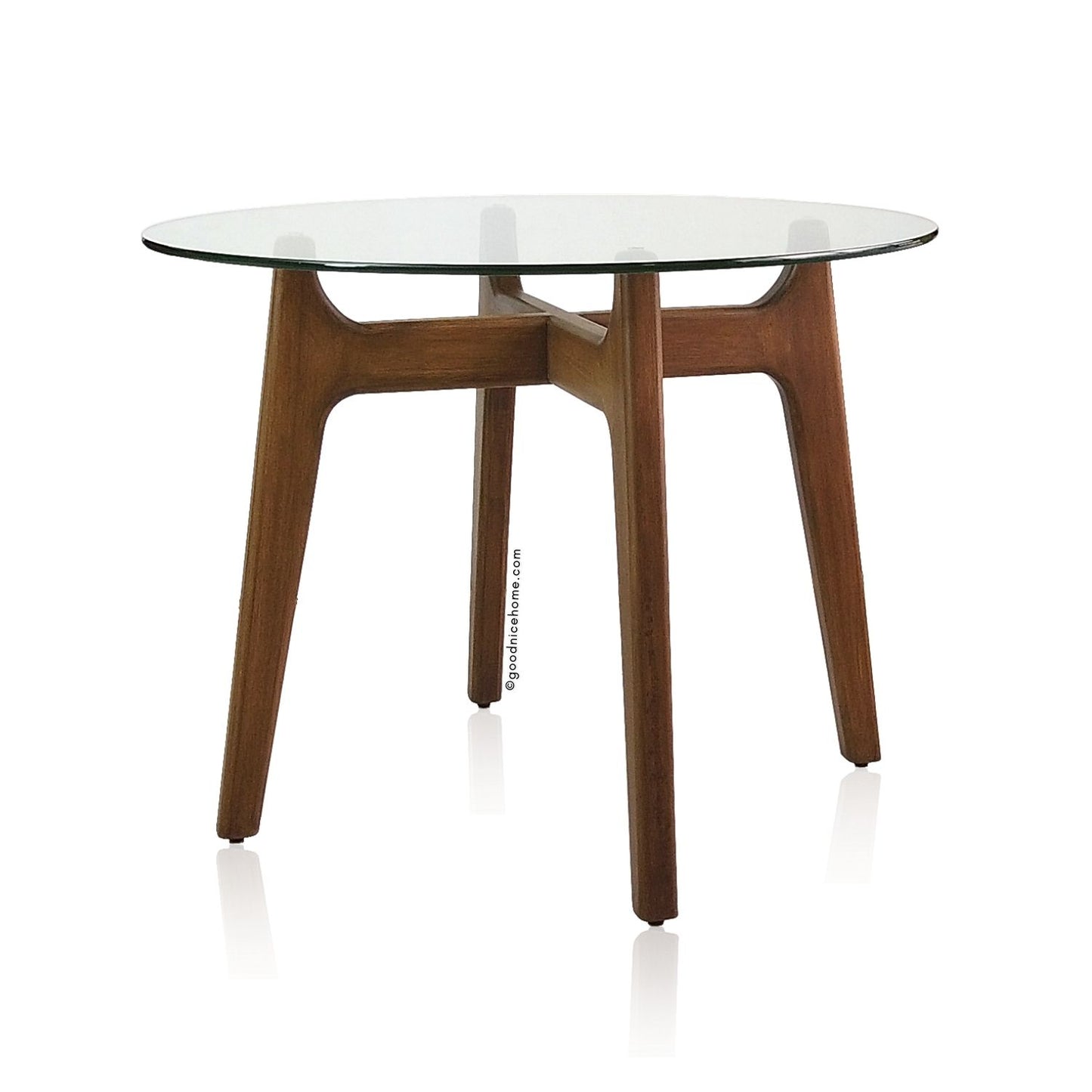 Tricia Glass-Top Dining Table