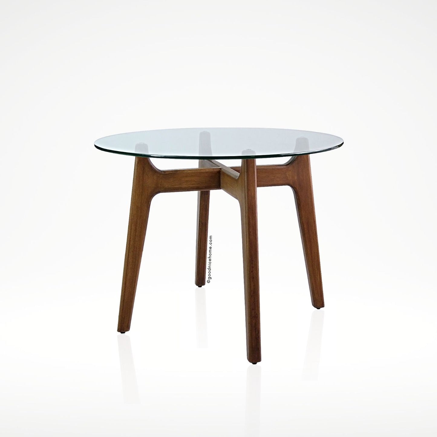 Tricia Glass-Top Dining Table