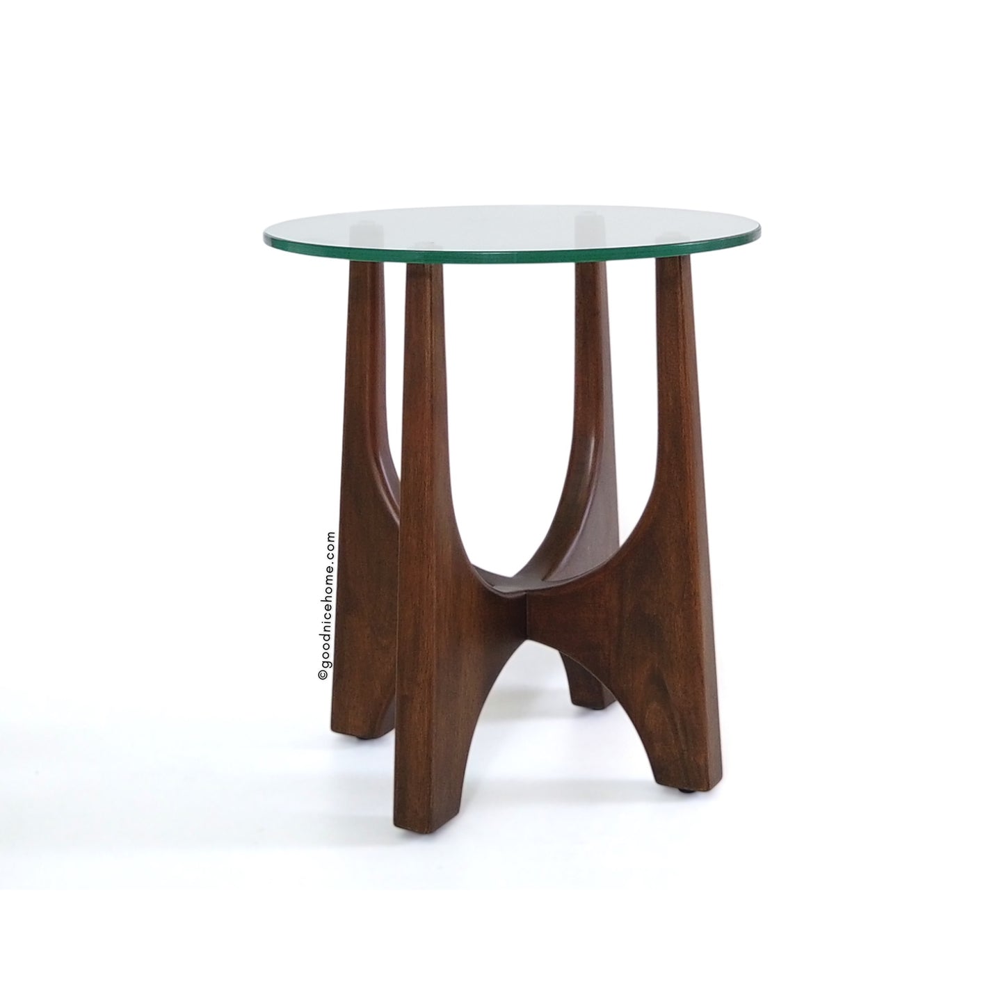 Madison Glass-Top Side Table