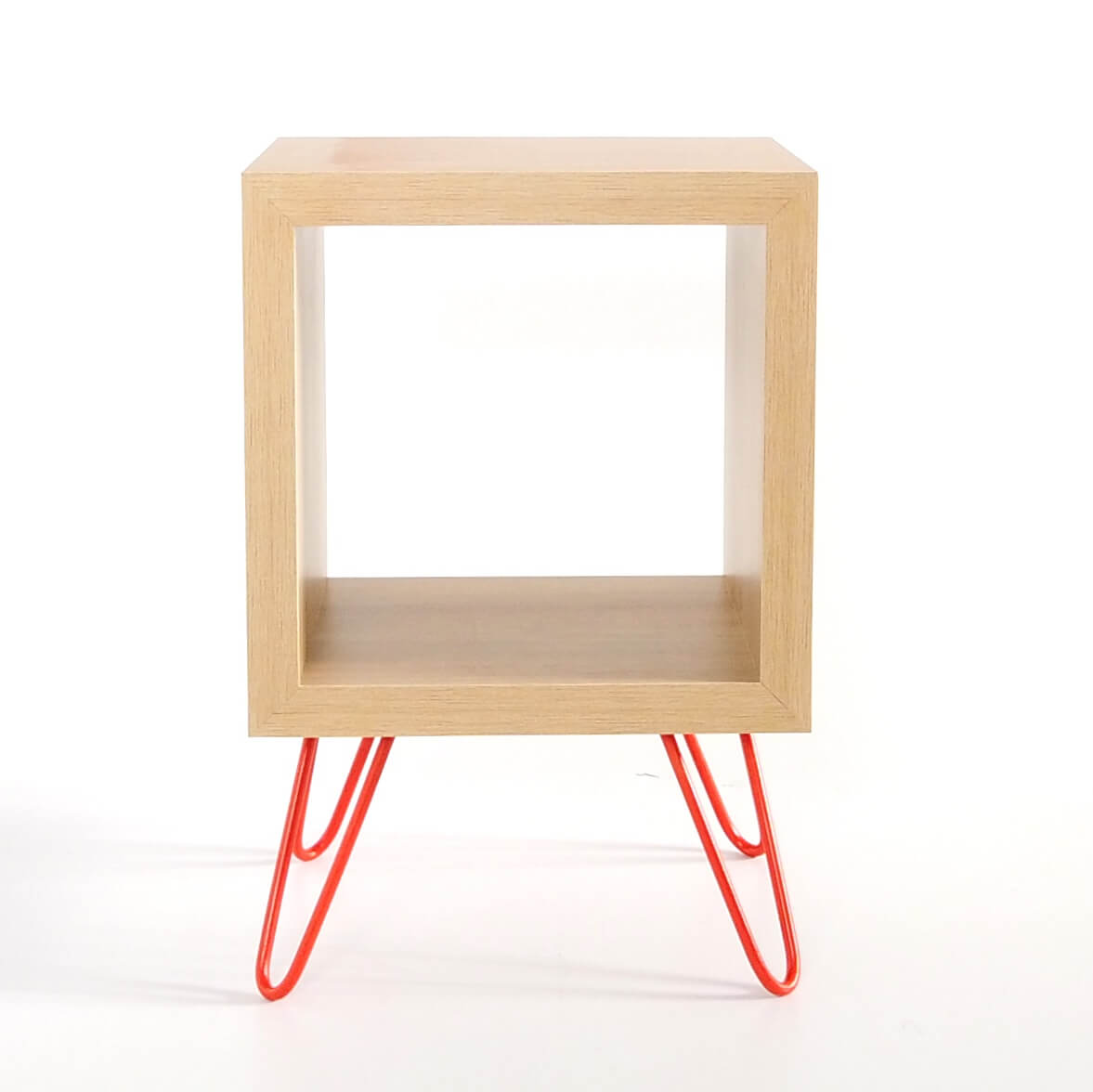 Retro Storage Cube Side Table - Short